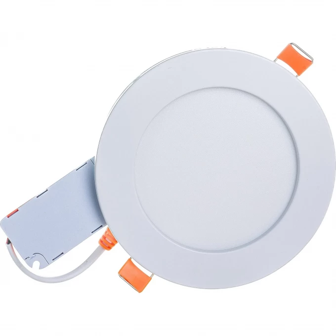 Круглый даунлайт встраиваемый ECOLA LED DOWNLIGHT 1011 с драйвером внутри 9W 220V 6000K 112x26 DKRD90ELC Круглый даунлайт встраиваемый ECOLA LED DOWNLIGHT 1011 с драйвером внутри 9W 220V 6000K 112x26 DKRD90ELC